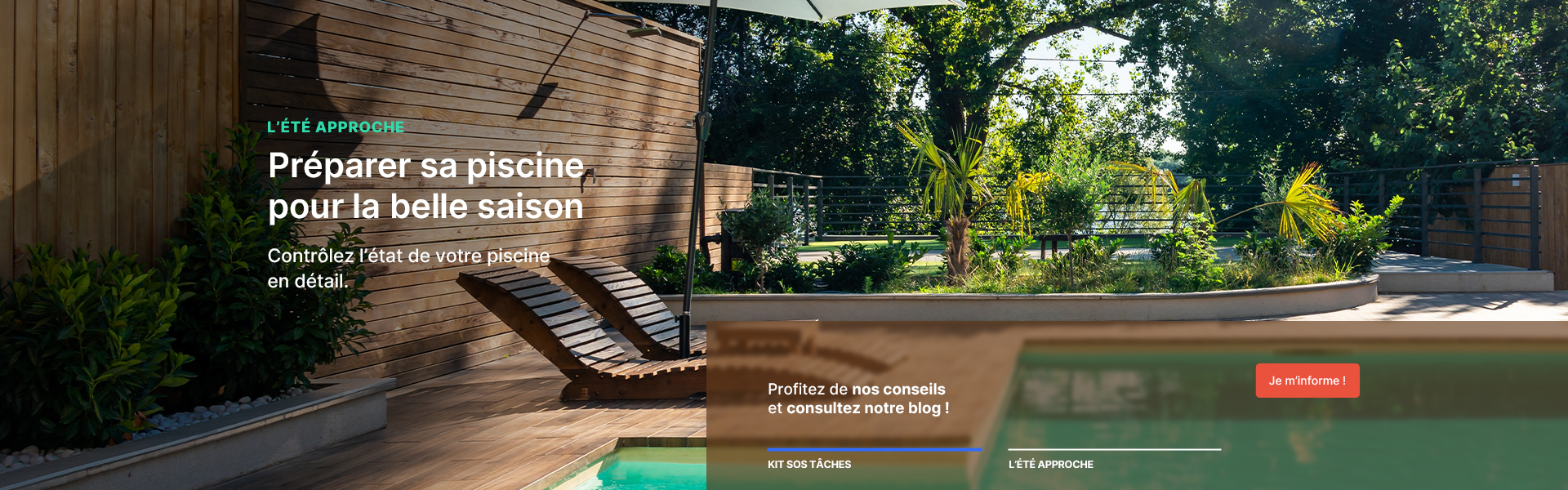 Découvrez comment préparer votre piscine pour la belle saison !