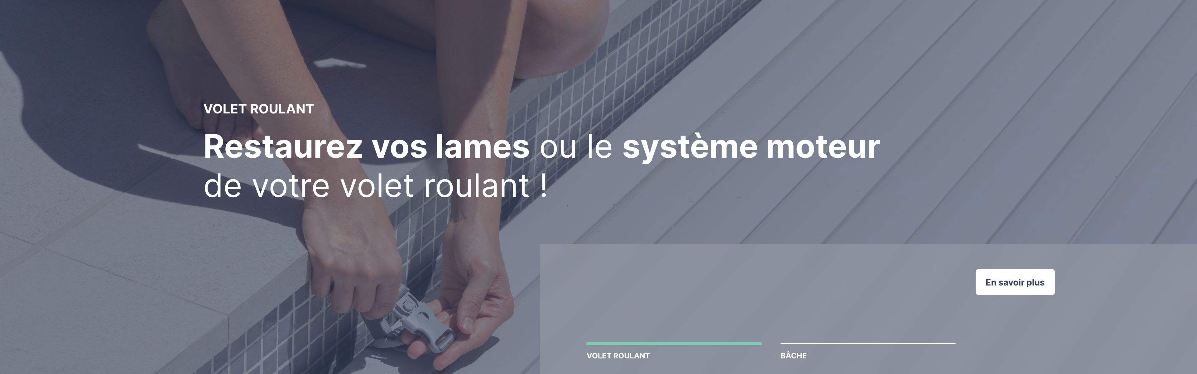 Volet roulant : Restaurer vos lames ou le syst�me moteur de votre volet roulant avant l'hiver !