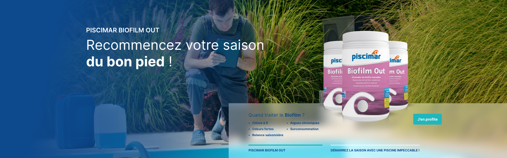Piscimar Biofilm out : Recommencez votre saison du bon pied !