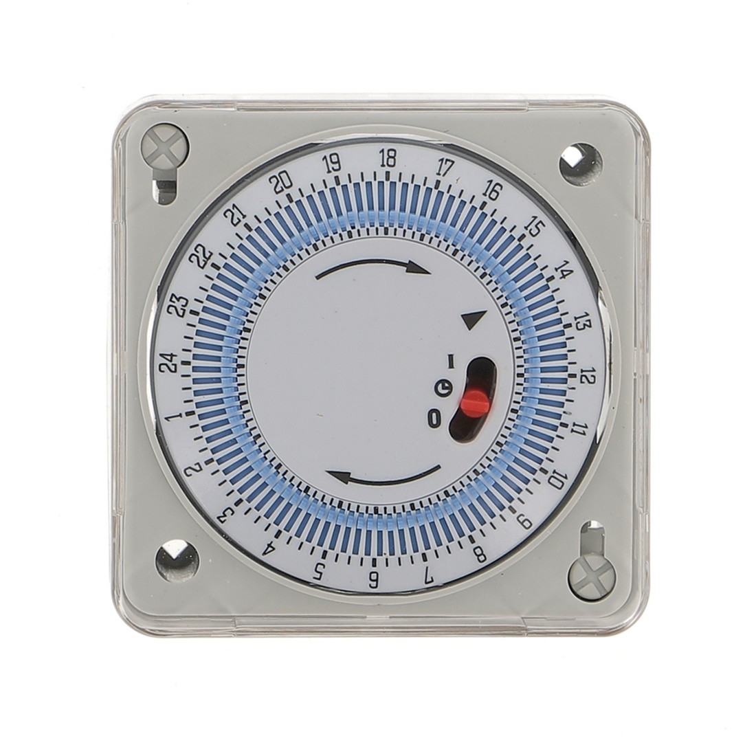 Horloge Piscine Encastrable Pour Coffret électrique Horloge pour coffret de filtration piscine - 24H / 230 V encastrable en façade - H2o Piscines & Spas