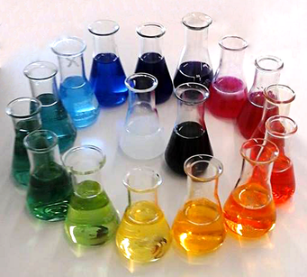 Colored pH indicator (circle)