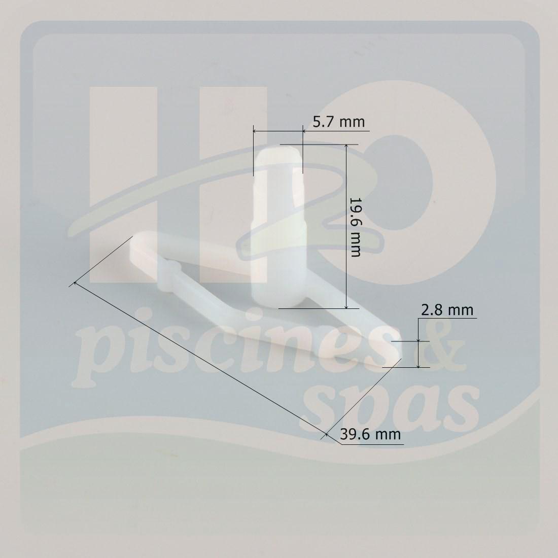 Lot De 3 Volets De Skimmer De Rechange Pour Piscine Hayward 8926 - En PVC Résistant - Filtration Type éponge - Montage Facile