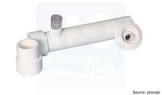 Té venturi complet diamètre 50 mm pour spa béton - 5m³/h