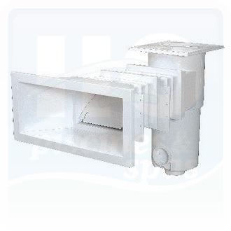 Skimmer AQUALUX Vitalia Confort  - Grande meurtrière - Maçonnerie Béton - Blanc
