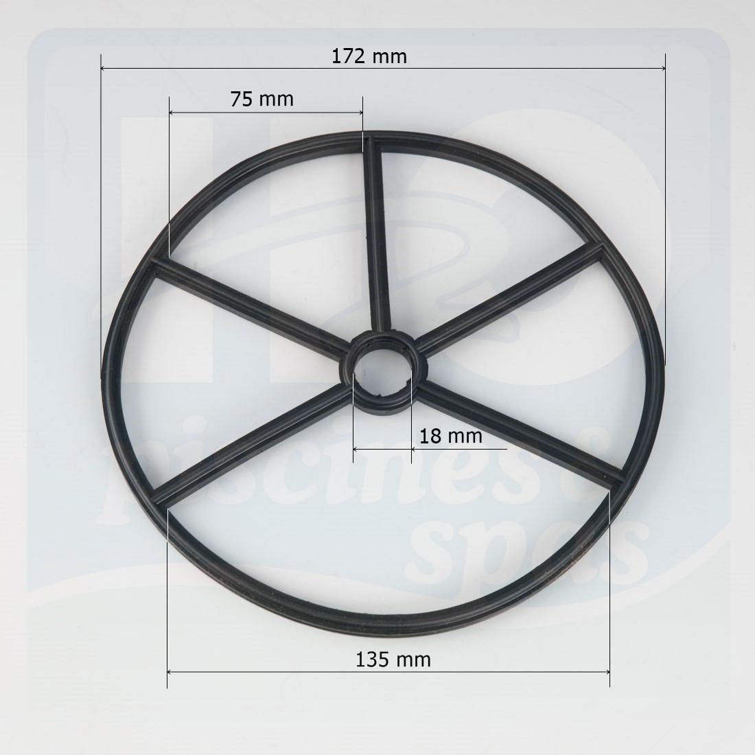 vanne pour le rinçage des dépôts en suspension dans la cuve du filtre  DURLEM TRIPEX , robinet à bille dans le bas du globe