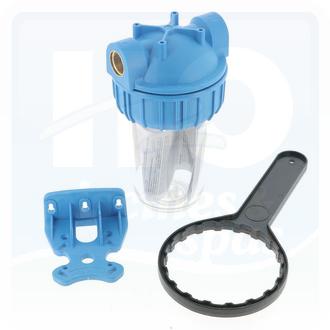 Filtre ACS 3P 7" - sorties 3/4" avec équerre, vis et clé 