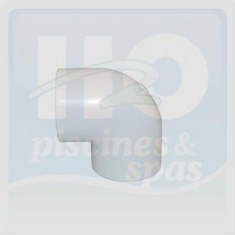 Coude 1"1/2 en ABS blanc à 90° pour Spas