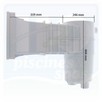 Couvercle de Skimmer Piscine, Référence 80176, Taille 225 mm. - Weltico