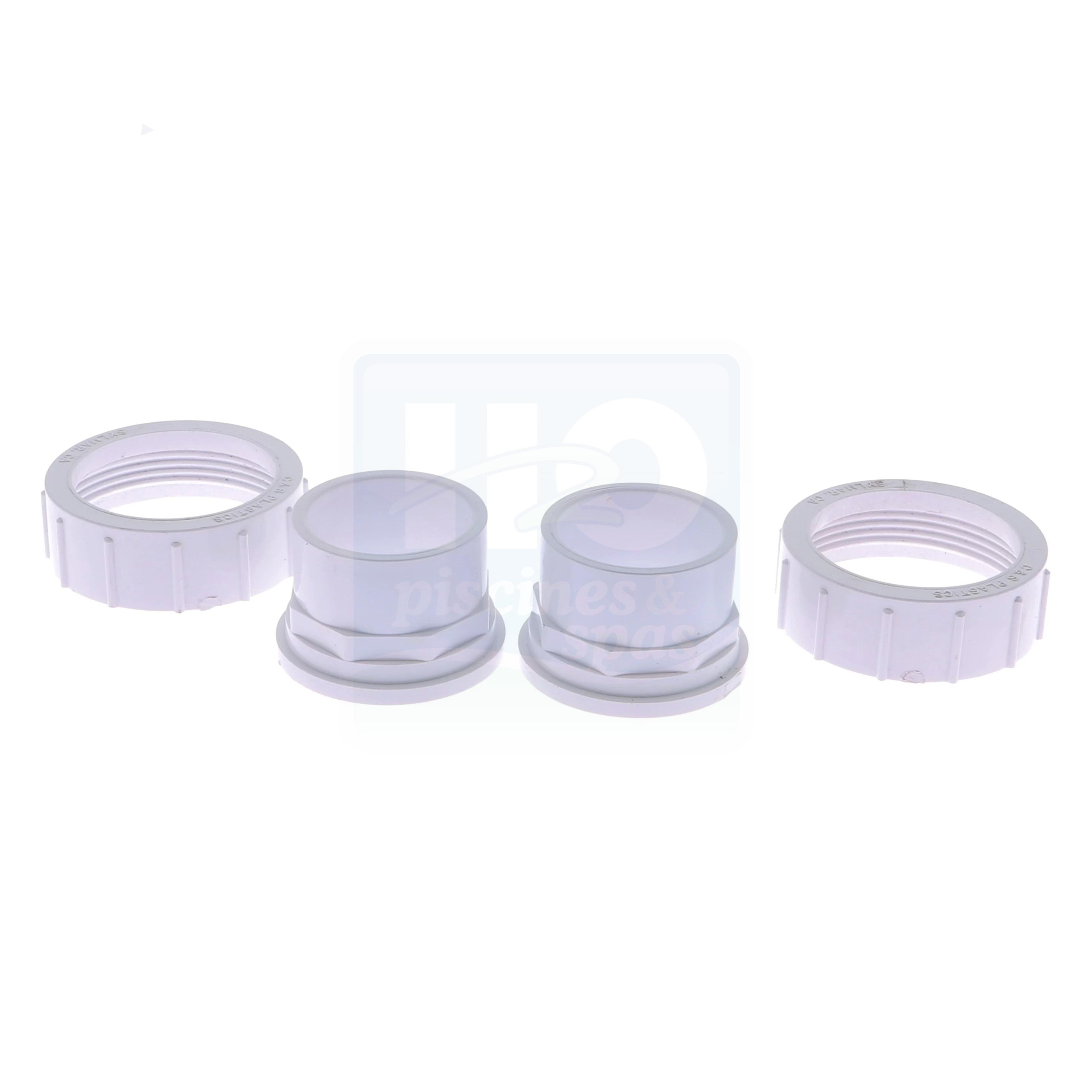Kit de raccord union en 50 mm d'électrolyseur au sel HAYWARD Aquarite