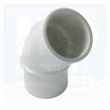 Coude à 45° en 2" Mâle - Femelle - pour spa