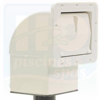 Skimmer carré blanc pour spa