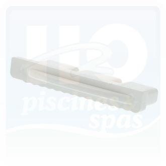 Bouchons droit  et gauche de 75 mm pour lame de couverture DELTA Stardeck  - Lot de 100 paires - Blanc