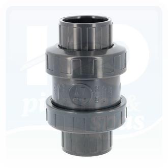 Clapet anti-retour à ressort femelle à coller en diamètre 63 mm (PN16)