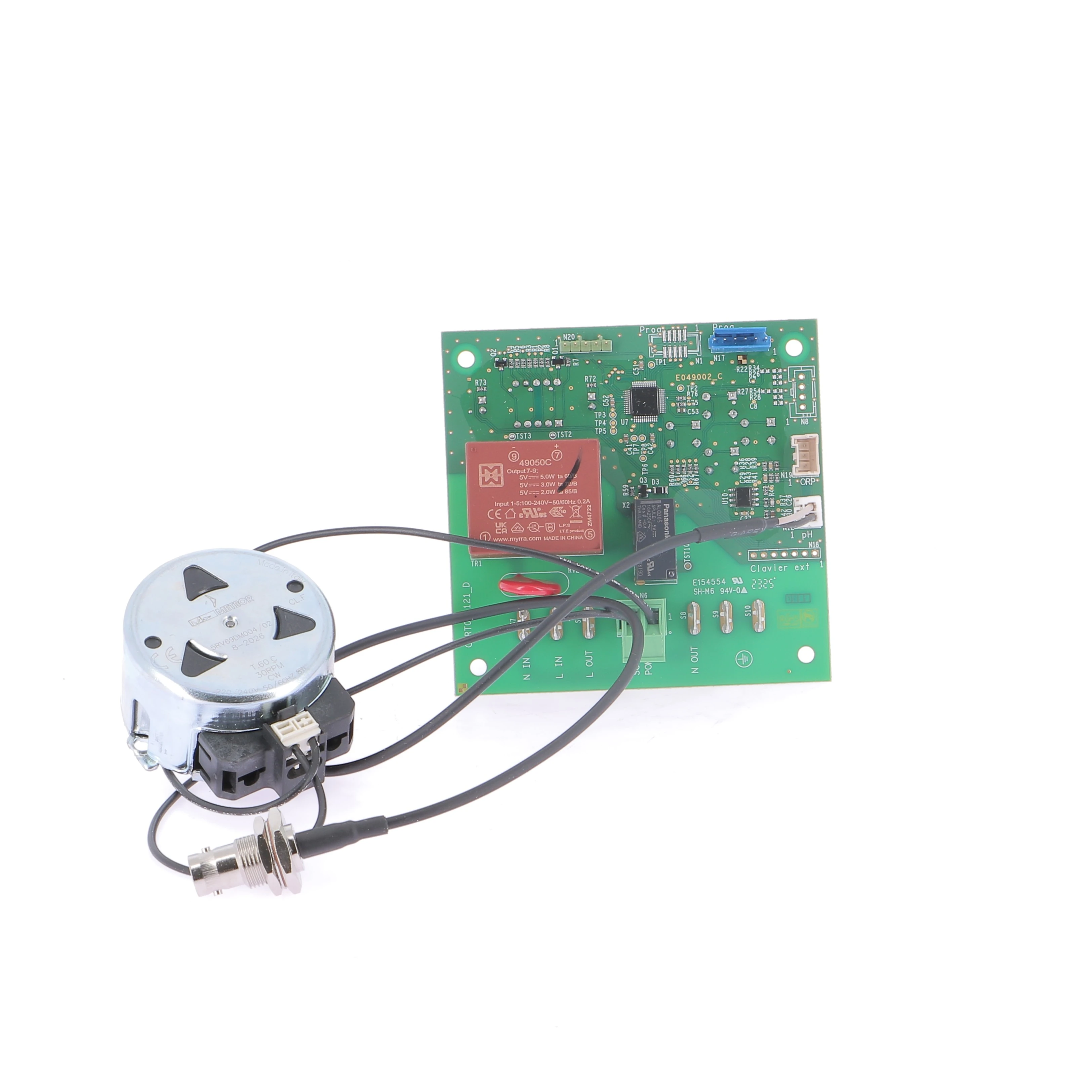 Carte pH, moteur 230 V et câble pour pompe doseuse POOL TECHNOLOGIE Just pH