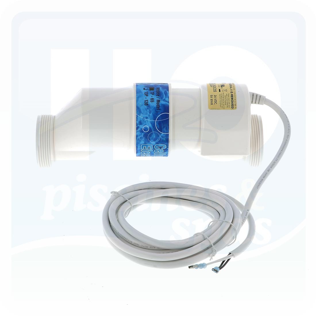 Cellule 13 plaques d'origine HAYWARD® AQUARITE - AQUARITE PRO avec câble 2 cosses pour bassin de 100m³