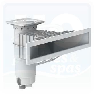 Skimmer WELTICO - A800 pour piscine béton - Liner - Blanc