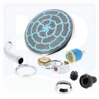 Kit pommeau et mitigeur de douche solaire AQUALUX