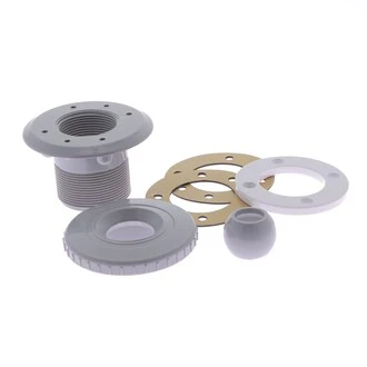 Refoulement HAYWARD avec jet en 19 mm - Piscine Liner - Gris clair