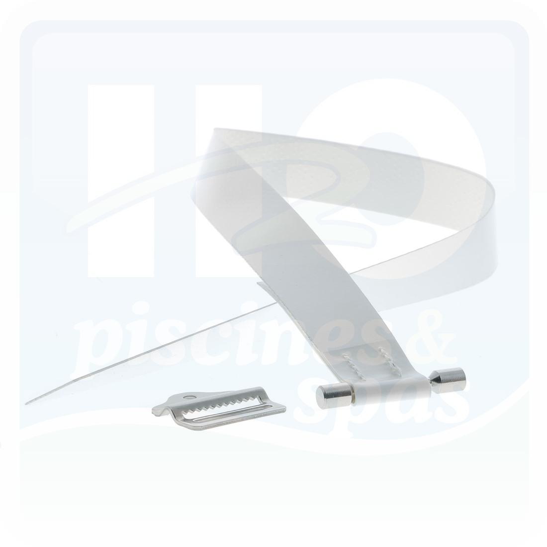 Sangle de sécurité réglable de 25 mm blanche PUSHLOCK™ pour volet de