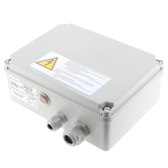 Coffret d'alimentation pour moteur de 150 Nm - 12 volts du volet roulant AQUALIFE hors sol