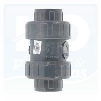 Clapet anti retour à boule libre femelle à coller en diamètre 63 mm (PN16)