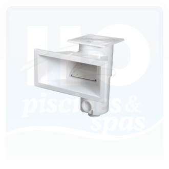 Skimmer SL-117-P - AQUAREVA - Grande meurtrière pour piscine Panneaux - Liner - Blanc
