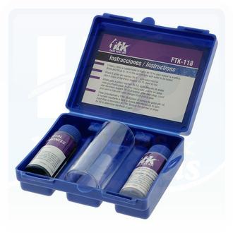 Trousse d'analyse de la dureté calcique de l'eau (TH) à 2 réactifs