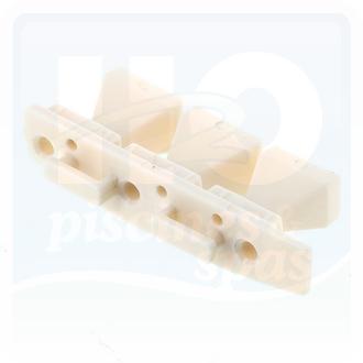 Bouchon gauche pour volet AQUALUX Neptune - Blanc