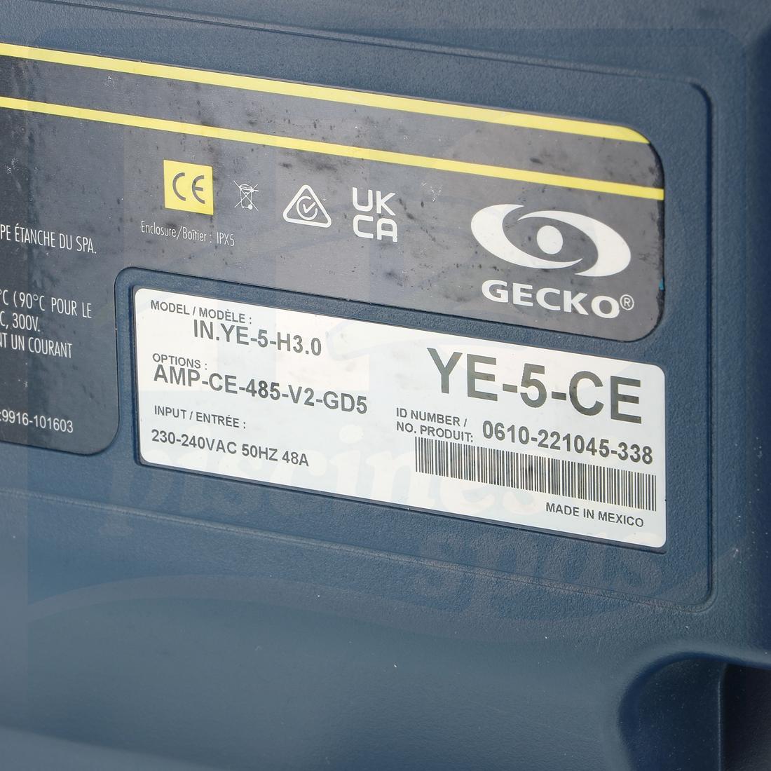 Pack GECKO In.ye 5 pour spas H2o Piscines & Spas