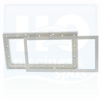 Bride - cache de skimmer ASTRAL pour piscine BETON - Blanc