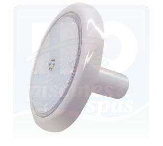 Projecteur plat à led blanc froid 18 W à visser sur prise balai 1.5" pour piscine coque