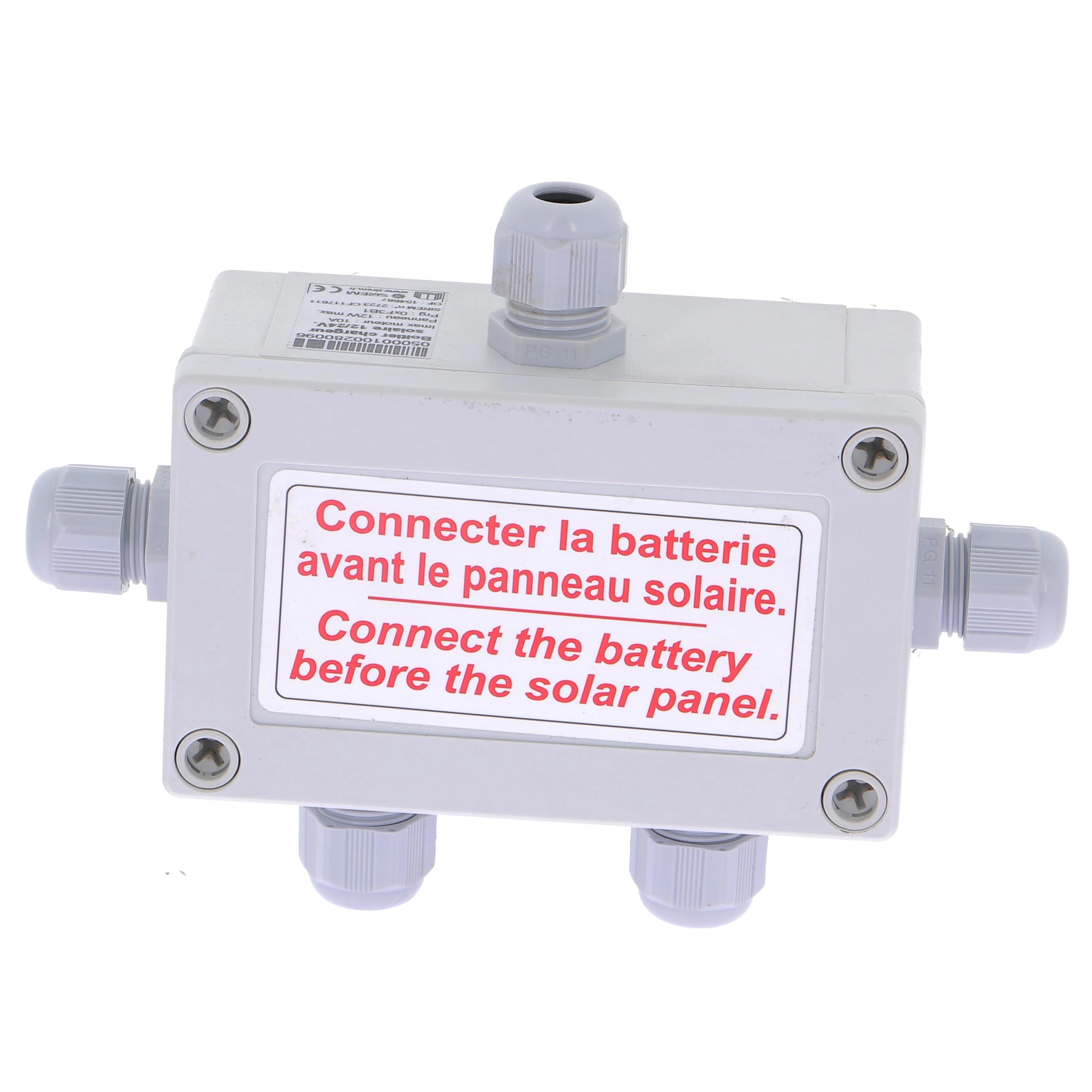 Régulateur solaire SIREM pour enrouleurs hors sol de volet roulant SOFATEC