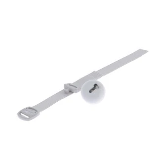 Fixation paroi et lanière ABRIBLUE Justlock - Gris clair