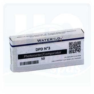Réactifs DPD3, pour photomètre POOL LAB, boite de 50 réactifs