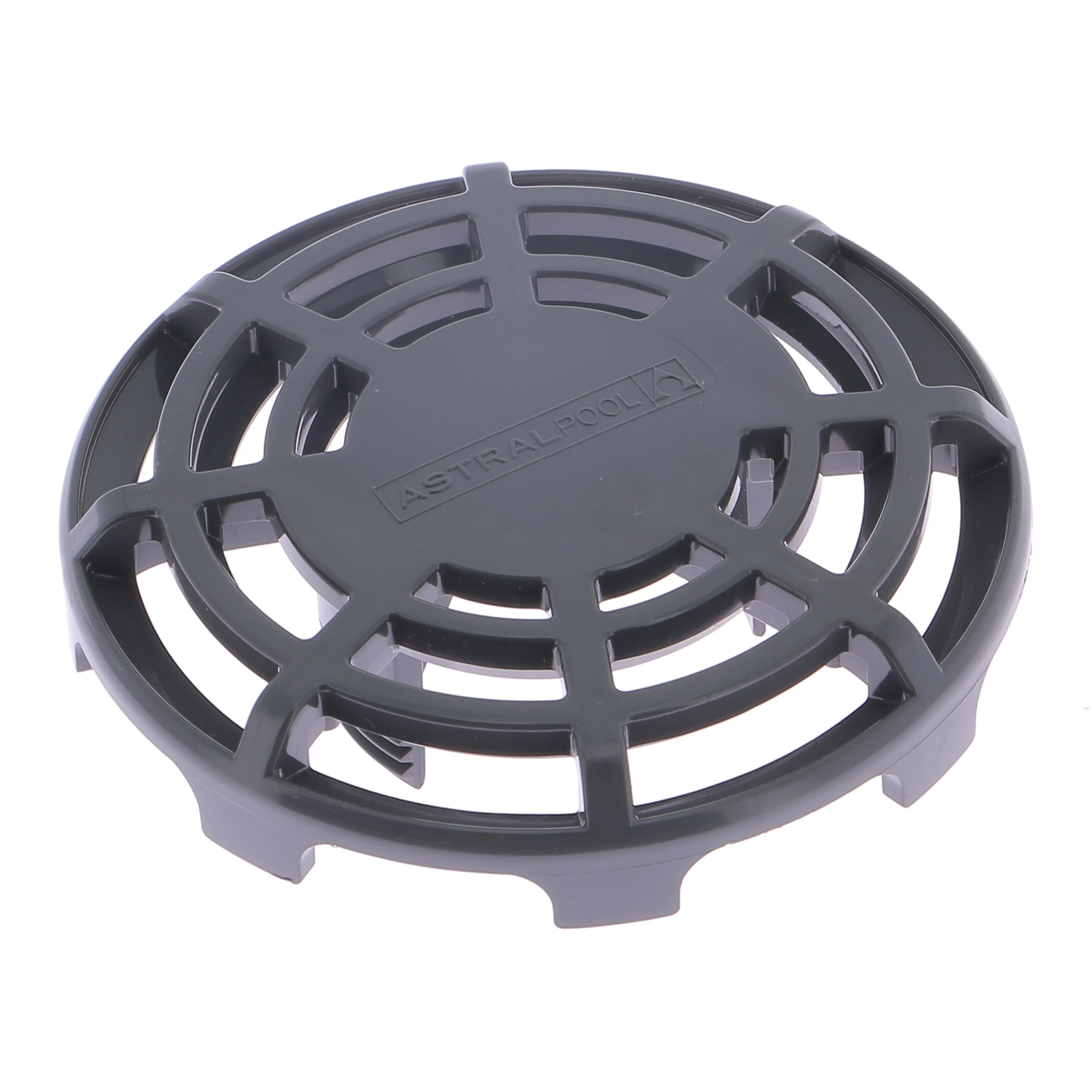 Grille d'aspiration grise anthracite pour buse d'aspiration murale ASTRAL