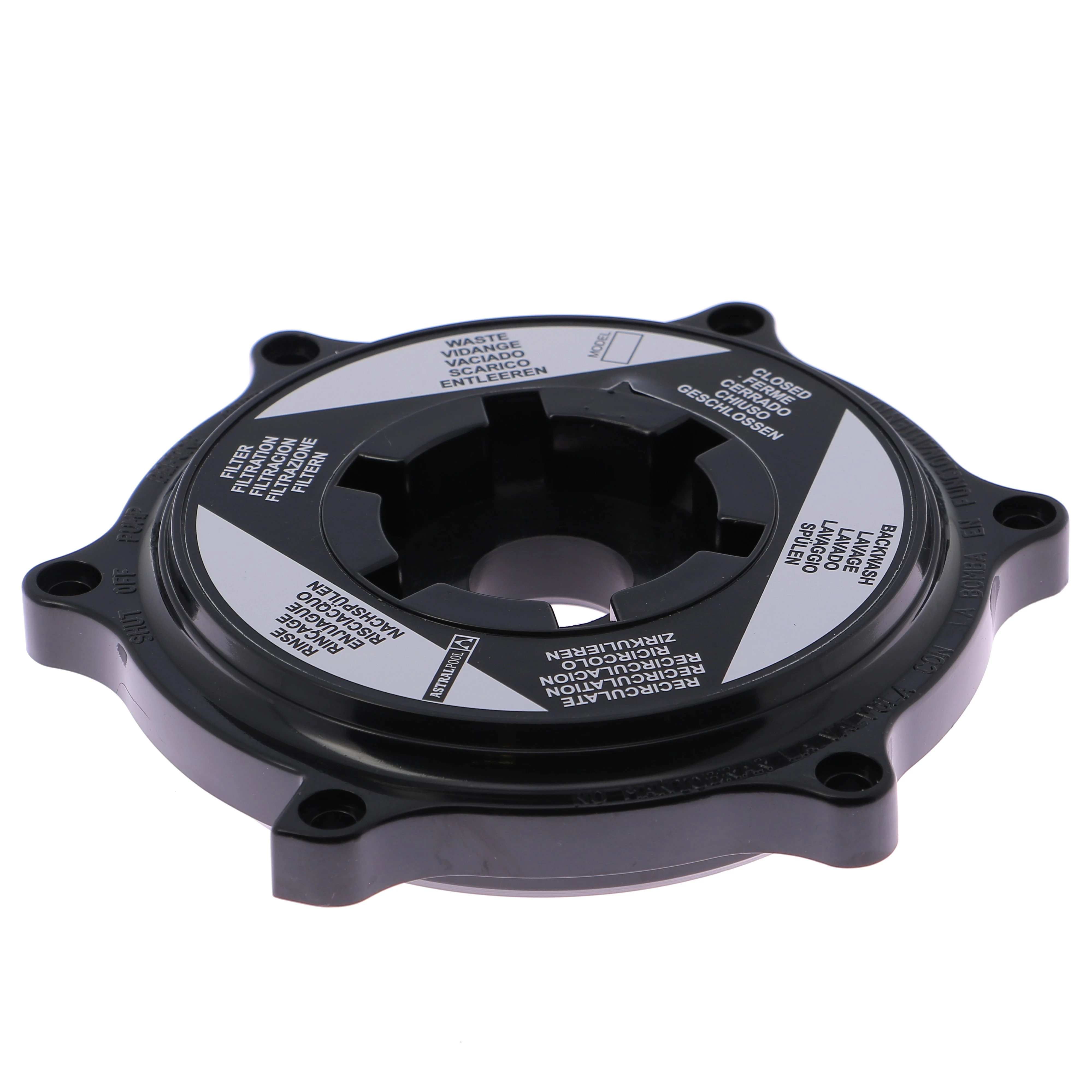 Couvercle noir avec inscriptions 1