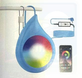Projecteur led piscine hors sol mode de contrôle application smartphone