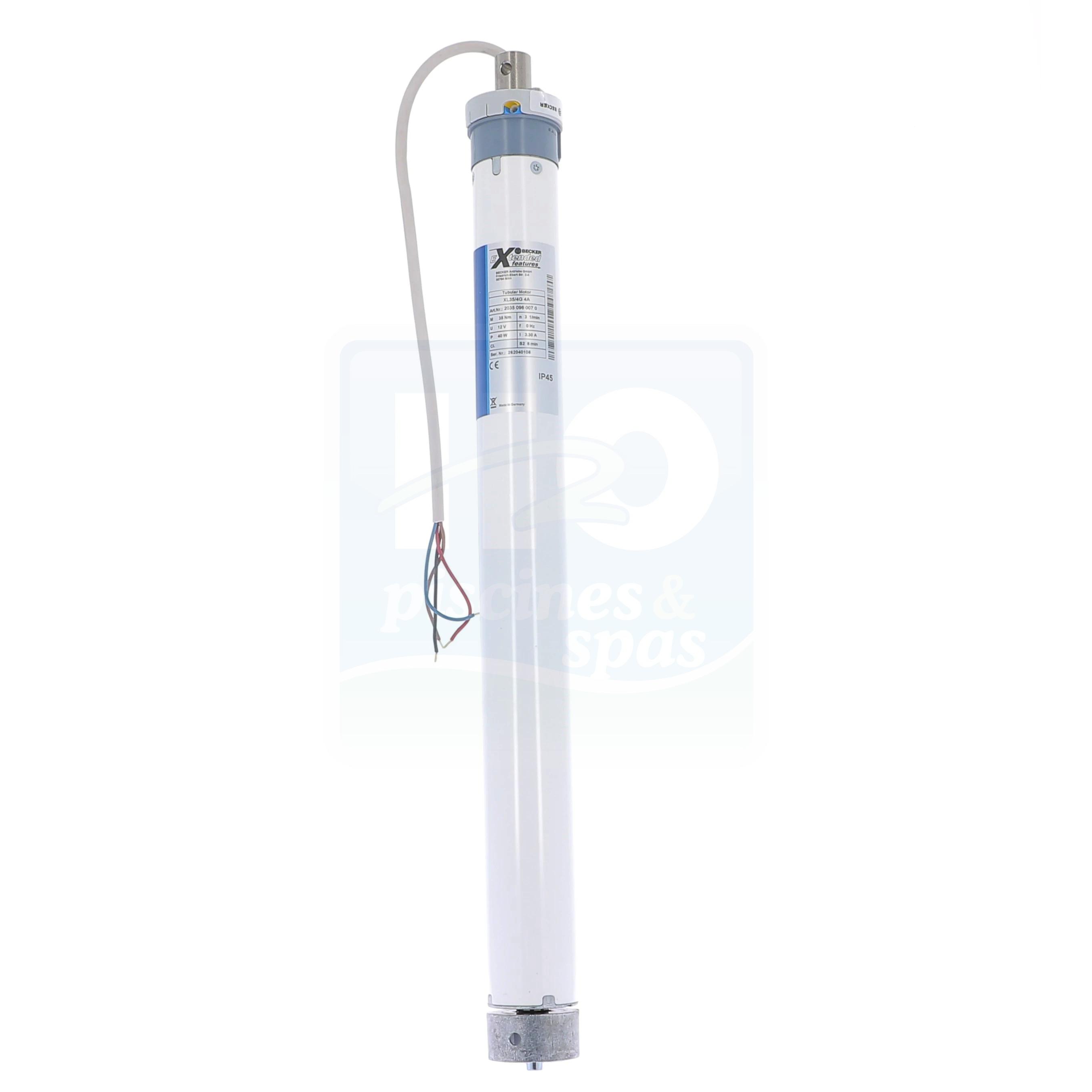 Moteur 35 Nm 12 volts pour volet roulant ABRIBLUE