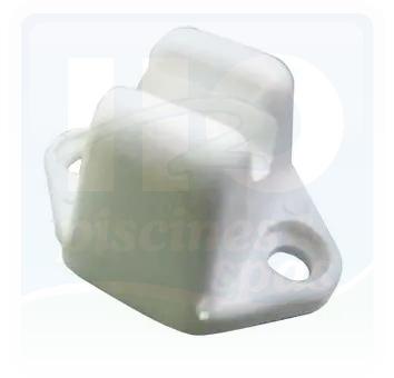 Clip de fixation pour caillebotis pvc blanc DEL