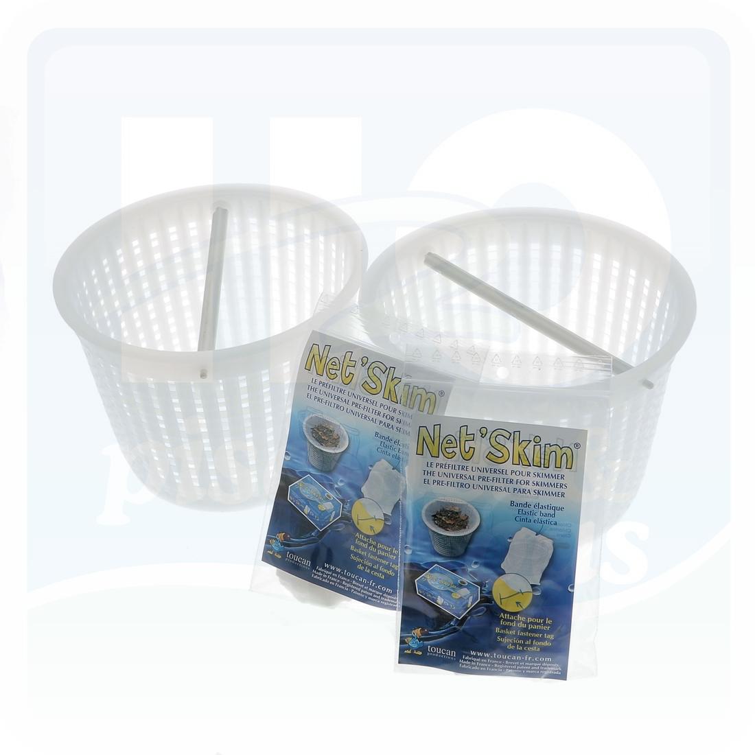 Panier de skimmer en tissus pour bloc filtrant de chez declic piscines et  axeo piscines piscine en ligne - Arobase Piscines