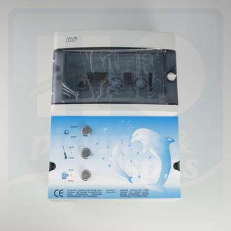 Coffret de filtration + pompe balai avec transformateur de 300 VA - 12 v - Sans disjoncteur (à choisir dans les produits complémentaires)