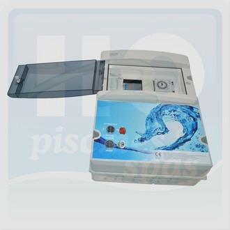 Coffret de filtration avec transformateur de 600 VA pour 2 projecteurs de 300 W / 12V et commande balai - (Choisir les disjoncteurs dans les produits complémentaires)