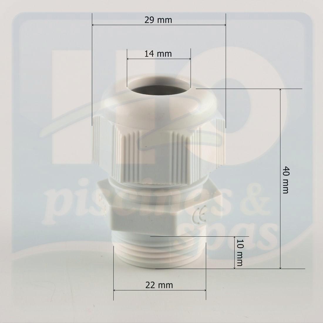 Presse-étoupe de niche et de corps de projecteur AQUAREVA - H2o