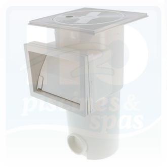 Skimmer SL-101 - AQUAREVA petite meurtrière sans extension pour piscine Liner - Blanc
