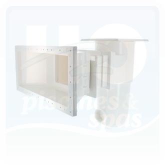 Skimmer SL119M AQUAREVA Grde meurtrière + rallonge pour piscine maçonnerie Liner Blanc