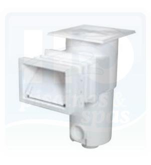 Skimmer AQUAREVA standard - SB-110 - petite meurtrière pour piscine béton - Blanc