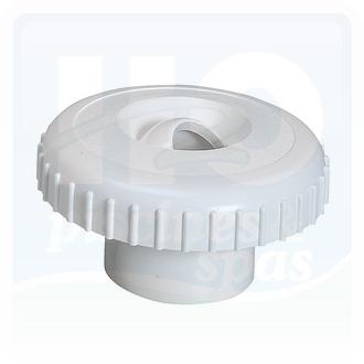 Refoulement RB-306 - AQUAREVA mâle à coller en 63, tuyaux PN 10, avec jet orientable pour piscine Béton - Blanc