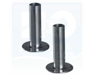 Fixations en inox 304 sur platine pour échelle en diamètre 43 mm