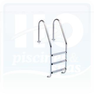 Echelle de piscine AQUAMATIC Trianon 3 marches scellements - Inox 304L