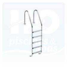 Echelle de piscine AQUAMATIC Trianon 5 marches scellements - Inox 304L